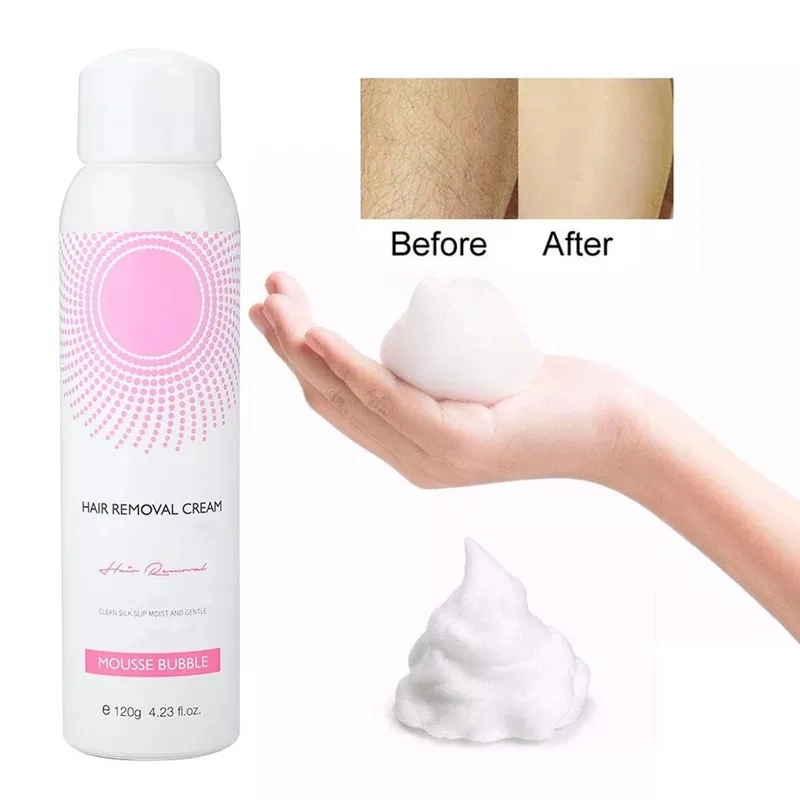 Private Label Simple Operation Without Damage Hair Removal Bubble Body Care