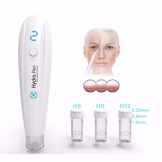 El producto más nuevo 2 en 1 Micro-Needling Pen Aplicador automático Derma Pen Hydra H2 Derma Roller
