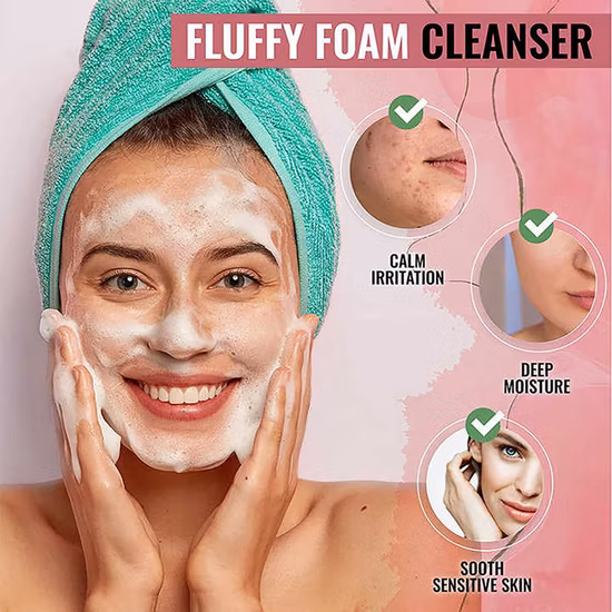 Fábrica de cosméticos OEM/ODM Estiramiento facial y limpiador facial relajante para la formación de pomelo