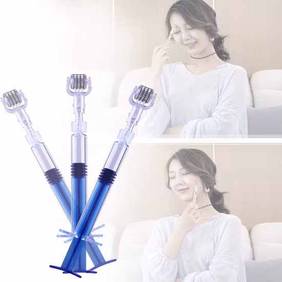 72 Titanio Micro Agujas Collage Introducción Serum Delivery Dermaroller
